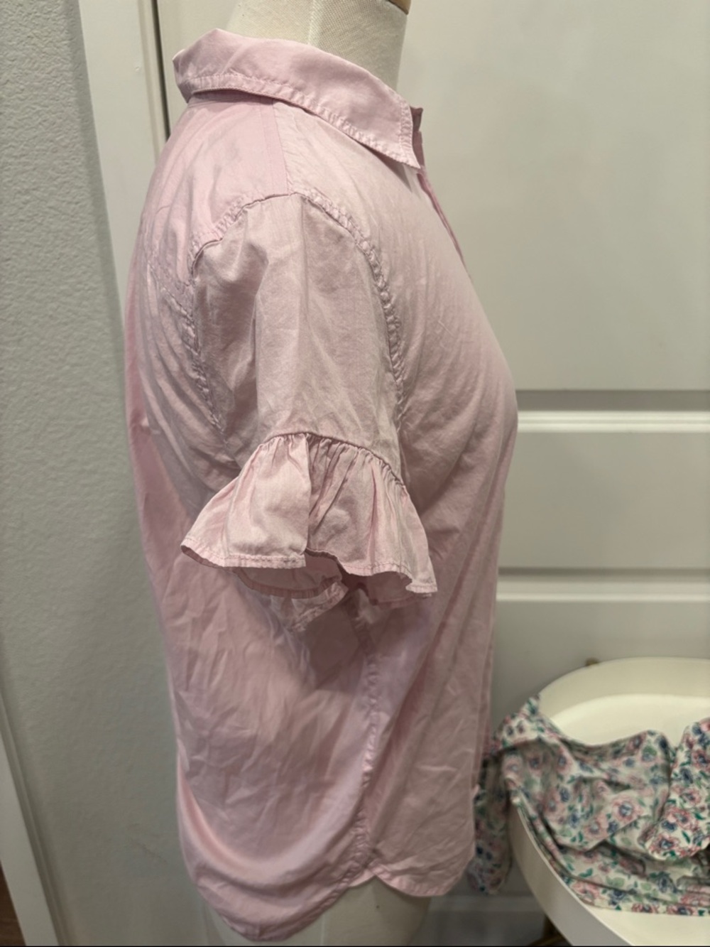 Set of 2 J. Crew Short Sleeve Button Down Blouses - Picture 4 of 10